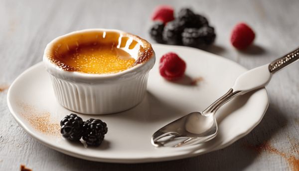 Les calories d’une crème brûlée : apports par portion